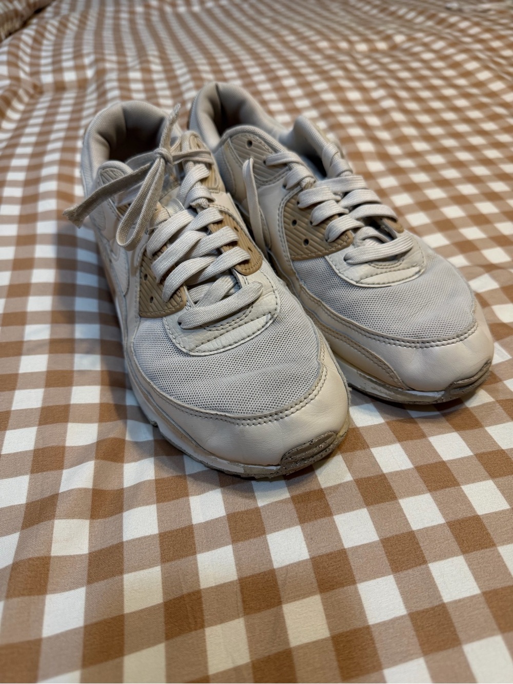 Nike Men's Athletic Sneakers in Light Beige